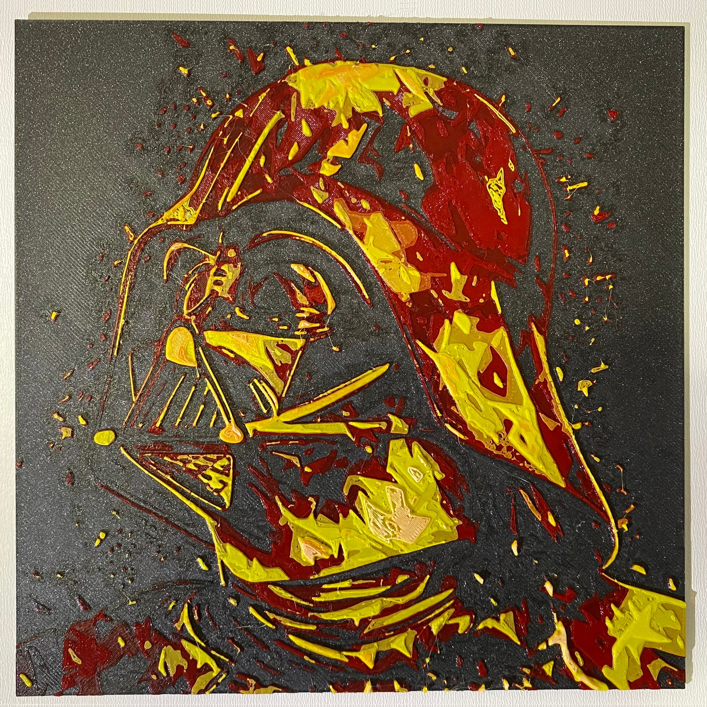 Darth Vader (hueforge 3d printed wall art)