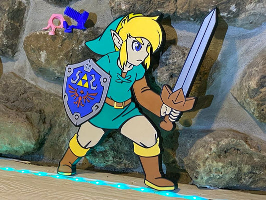 Link / Zelda wall decor / bibelot