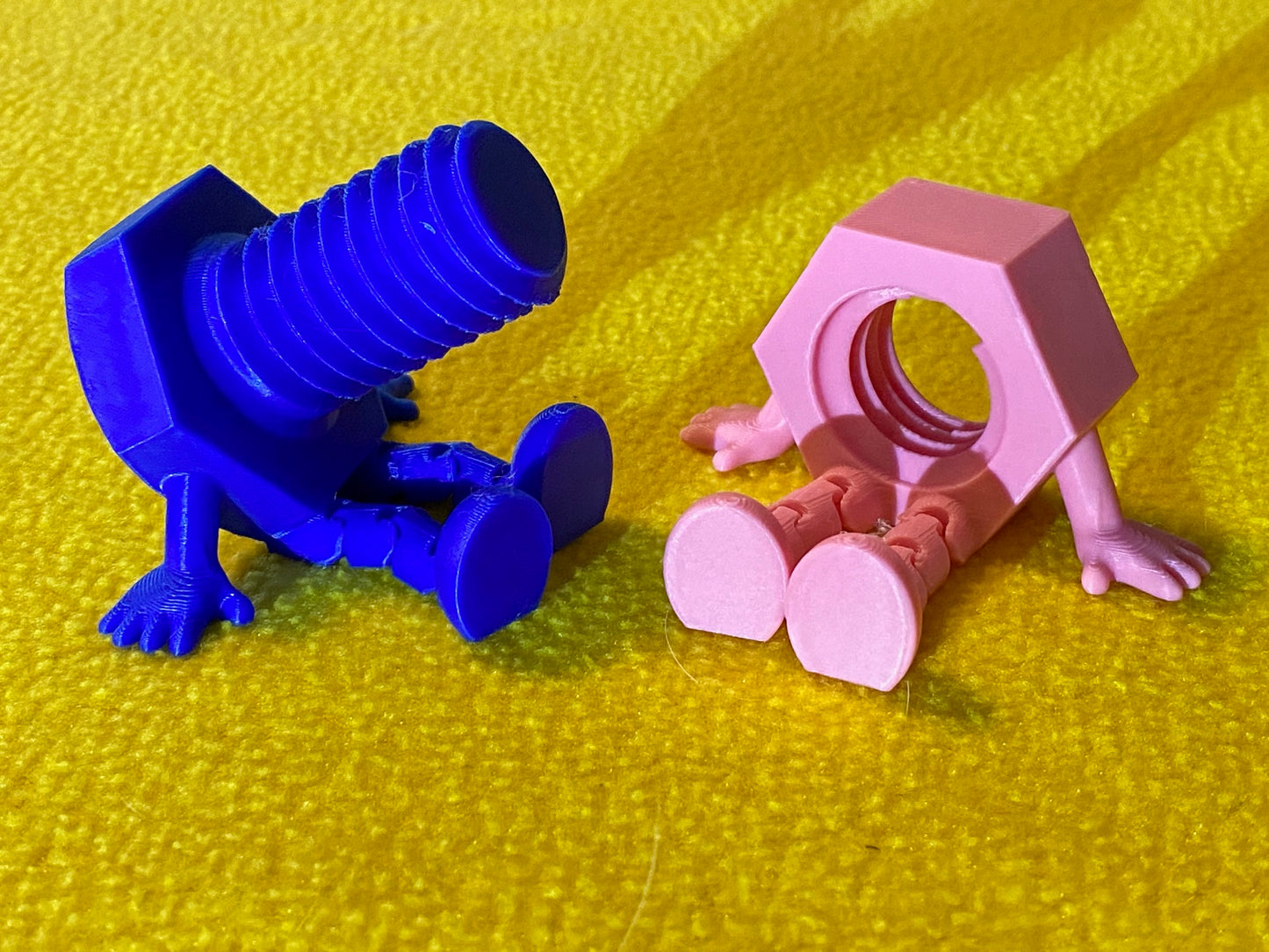 The Spicy Bolt Set - Articulated Bolt and Nut