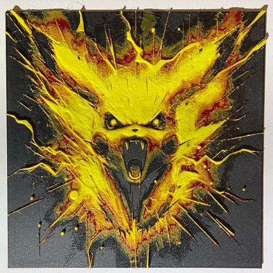 Pikachu (hueforge 3d printed wall art)