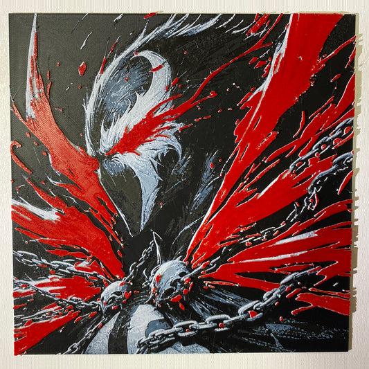 Spawn (hueforge 3d printed wall art)